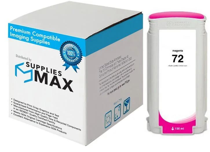 SuppliesMax SuppliesMax HP C9372A Magenta Inkjet Cartridge 130 ML — product photo