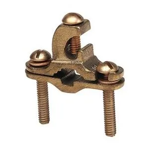 Burndy copper pipe ground clamp 2.28In