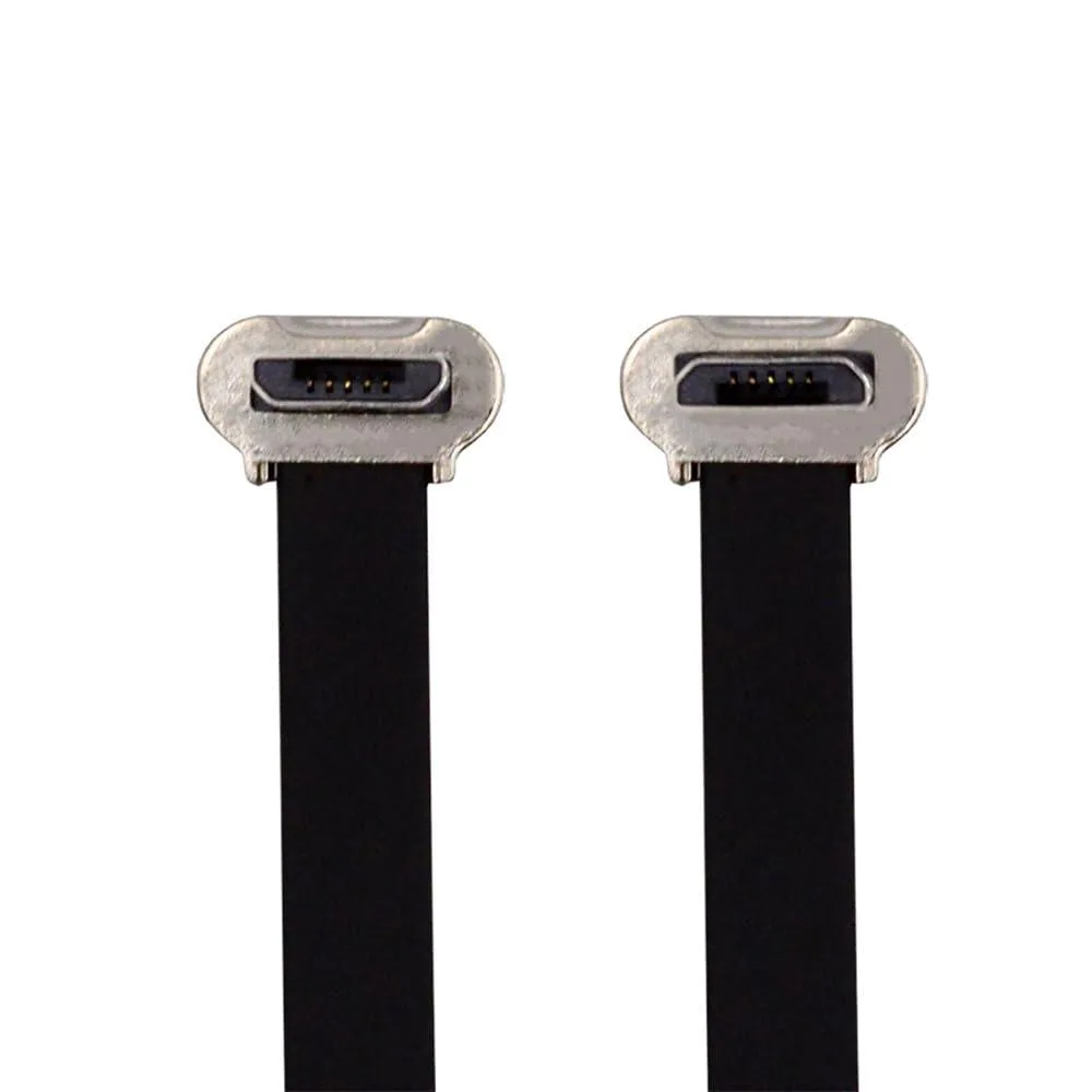 LORDWORLD LORDWORLD 90 Degree Micro USB Male to Male 5Pin 16cm Cable — product photo