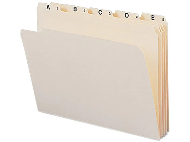 Smead Smead 11777 Indexed File Folders A-Z Letter Manila 25/Set — product photo