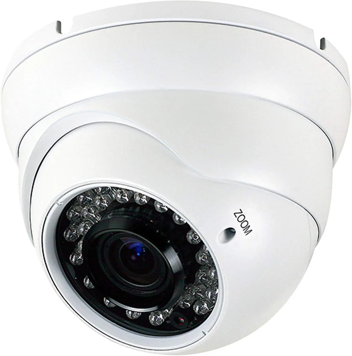 BFKK BFKK 1080P 4-in-1 Dome Camera 2.8-12mm Varifocal 36 IR LED IP66 White — product photo