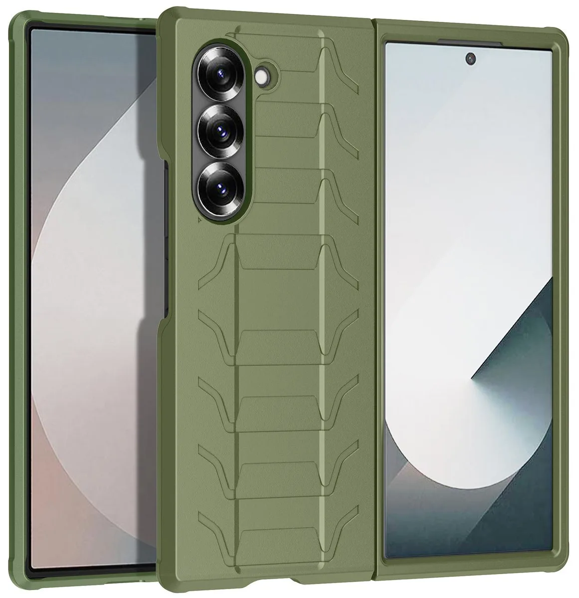 Nakedcellphone Nakedcellphone Special Ops Tactical Cover Olive Green for Samsung Galaxy Z Fold 6 — product photo
