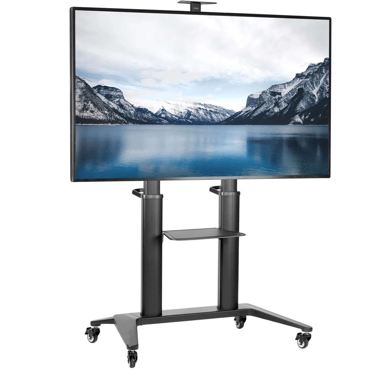 VIVO VIVO Aluminum Ultra Heavy Duty 32-120 TV Cart Mobile Stand — product photo