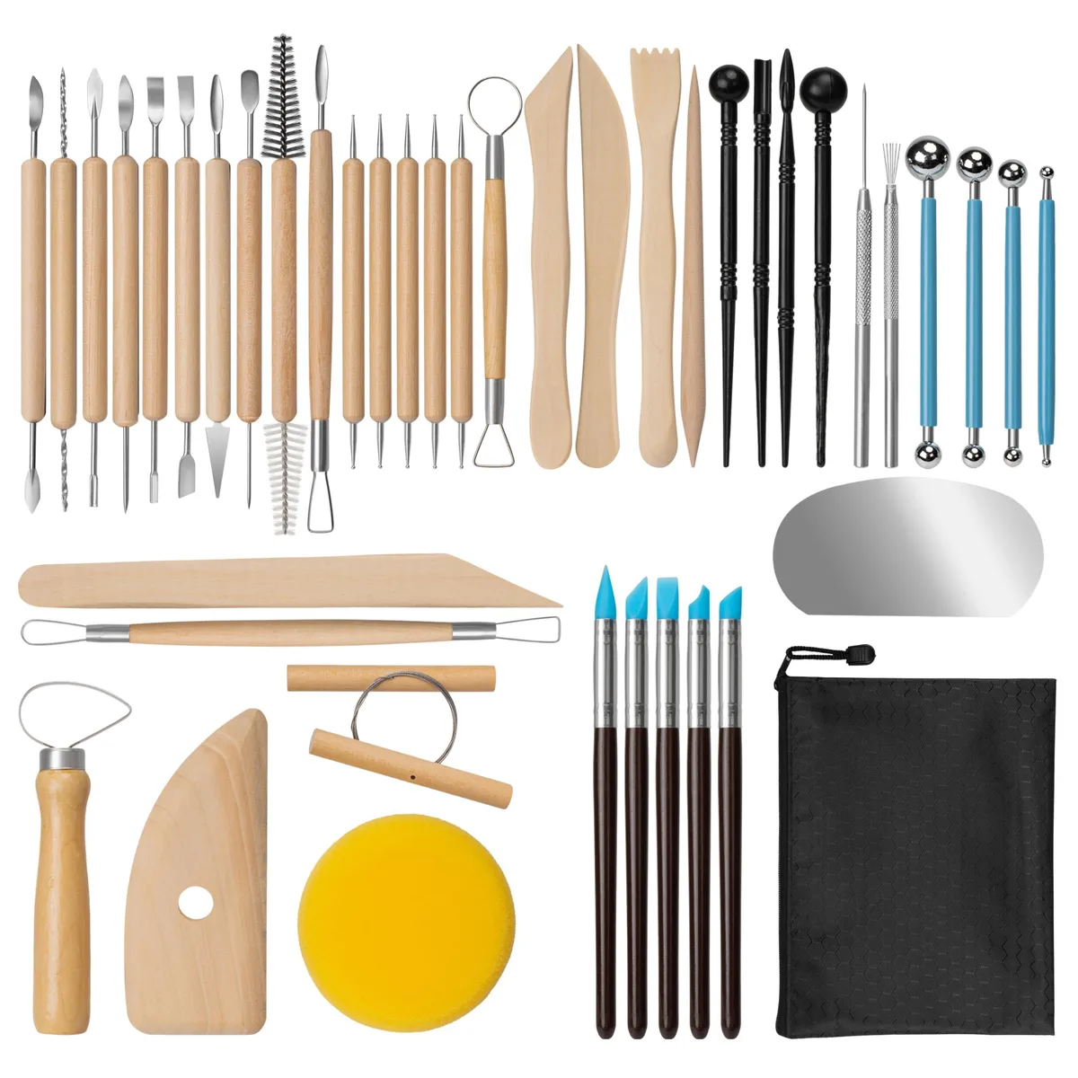  Amrules toolkit-43PC 43-piece general craft clay tool set — product photo