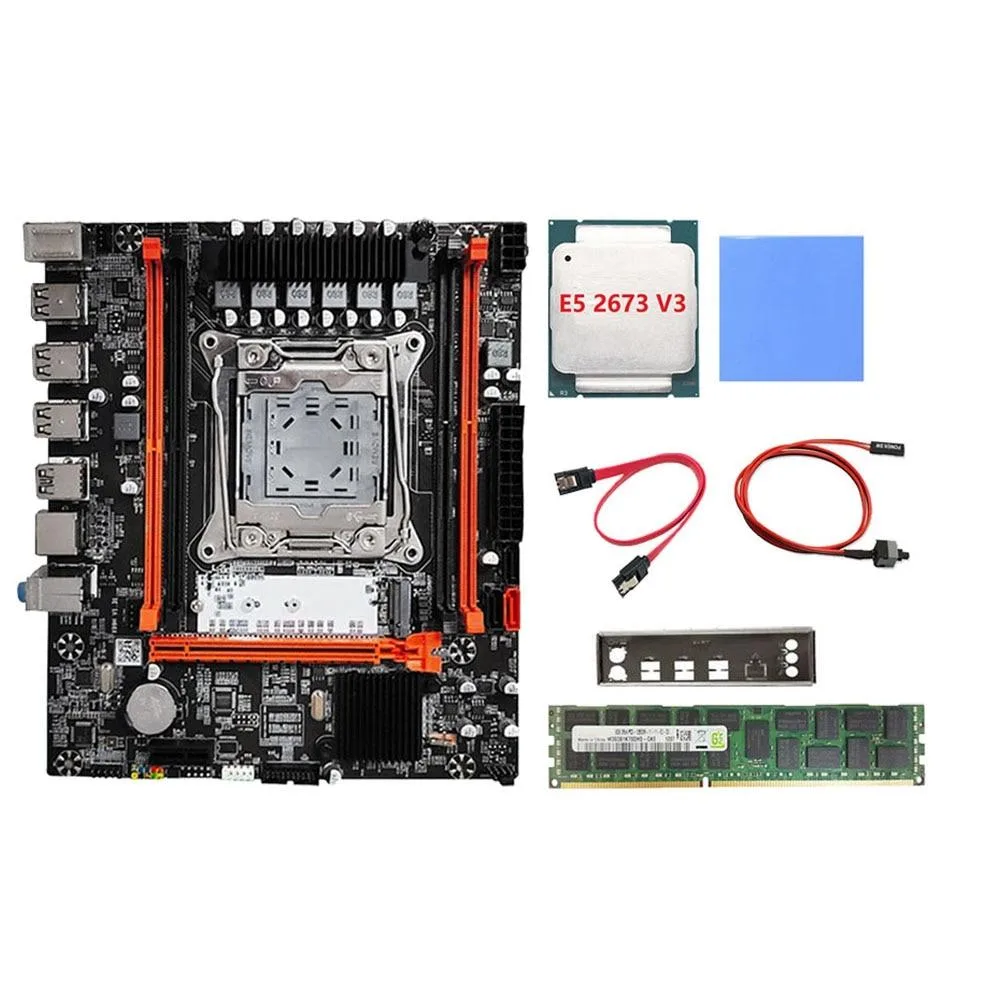 YINGHUA YINGHUA X99 server motherboard E5-2673 V3 4GB DDR3 — product photo