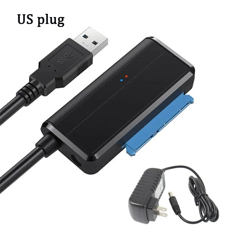 YINGHUA YINGHUA USB 3.0 to SATA Hard Drive Adapter 2.5/3.5" 12V/2A US Plug — product photo
