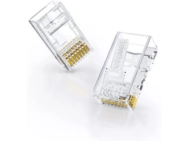 Manw Manw RJ45 Cat6 Pass-Through Connector 100 Pack — product photo
