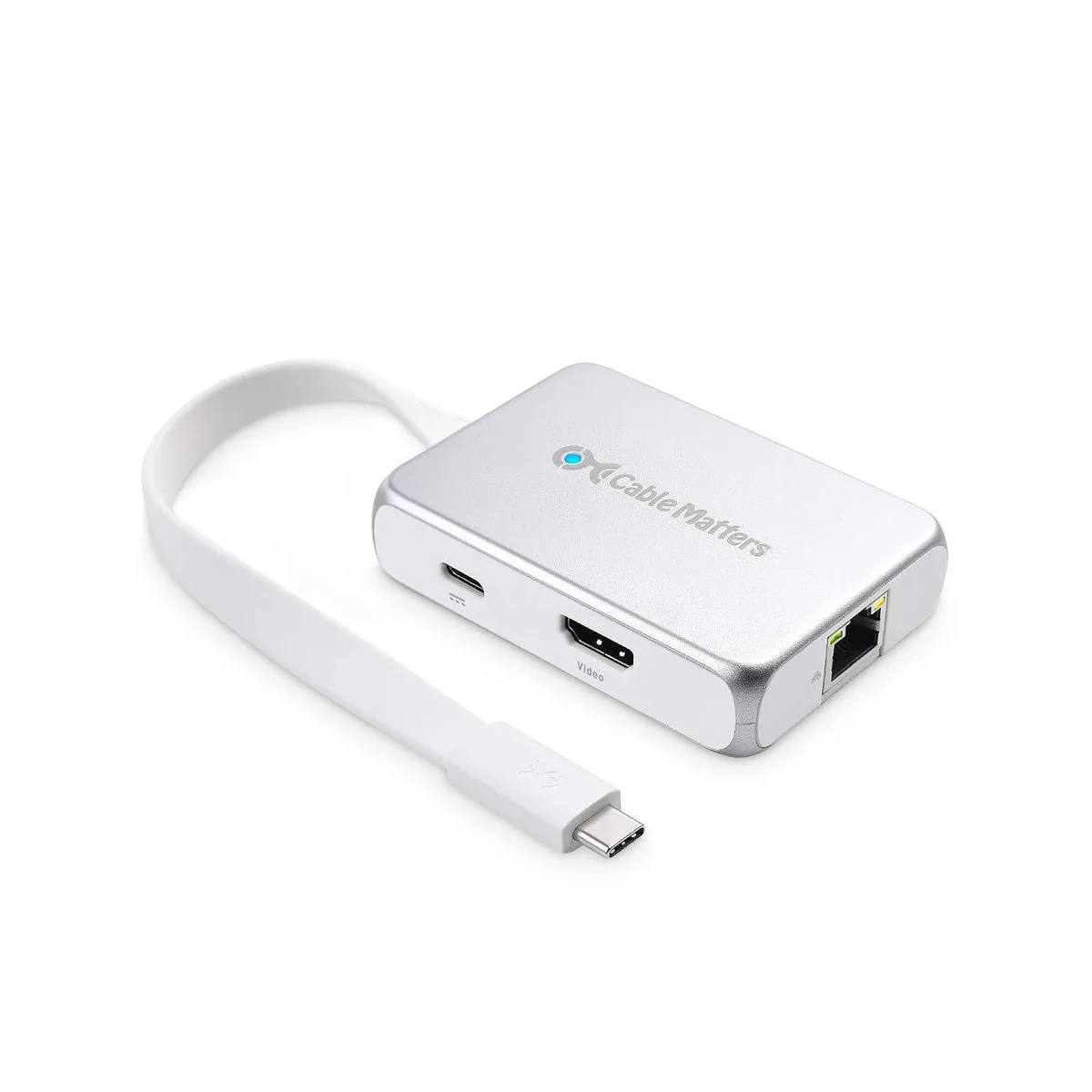 TAURKENAM TAURKENAM 5-in-1 USB-C Hub HDMI 2.0 4K 60Hz 80W PD 480Mbps Ethernet — product photo