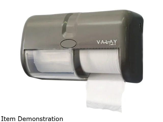 Morcon Paper Morcon Paper MOR M1005-8 Tissue Dispenser 11.5" x 6.5" Black — product photo
