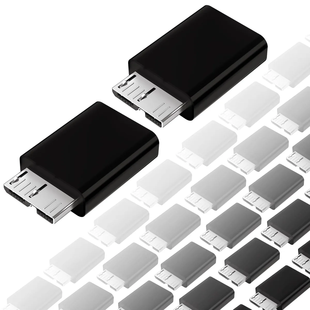 V2 Technologies V2 Technologies USB C to Micro B Adapter 20 Pack 2 in 1 accessory — product photo