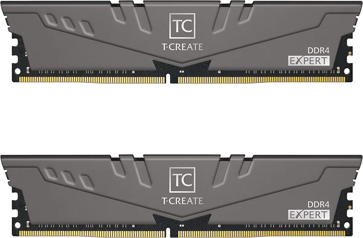 Team Group Team Group T-CREATE EXPERT 32GB (2 x 16GB) DDR4 3200 CL16 desktop RAM TTCED432G3200HC16FDC01 — product photo
