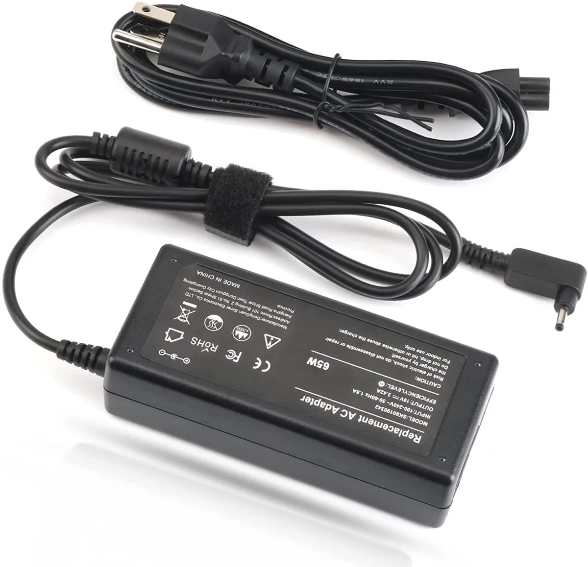 myVolts myVolts 65W 19.5V 3.42A AC Adapter 3.0mm*1.1mm for Acer Chromebook — product photo