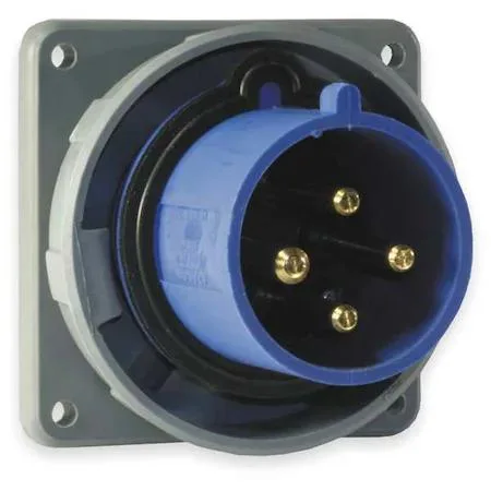 Hubbell Incorporated Hubbell Incorporated HBL460B9W Watertight Pin &amp; Sleeve Inlet 60 A — product photo