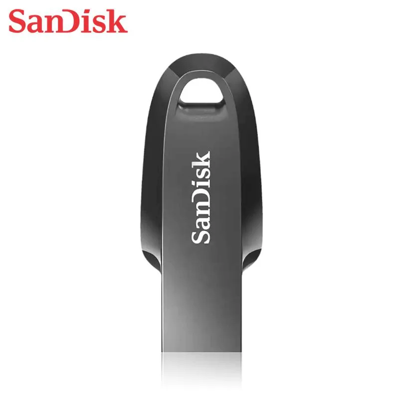 SanDisk SanDisk Ultra Curve CZ550 128GB USB 3.2 Gen 1 Flash Drive Black — product photo