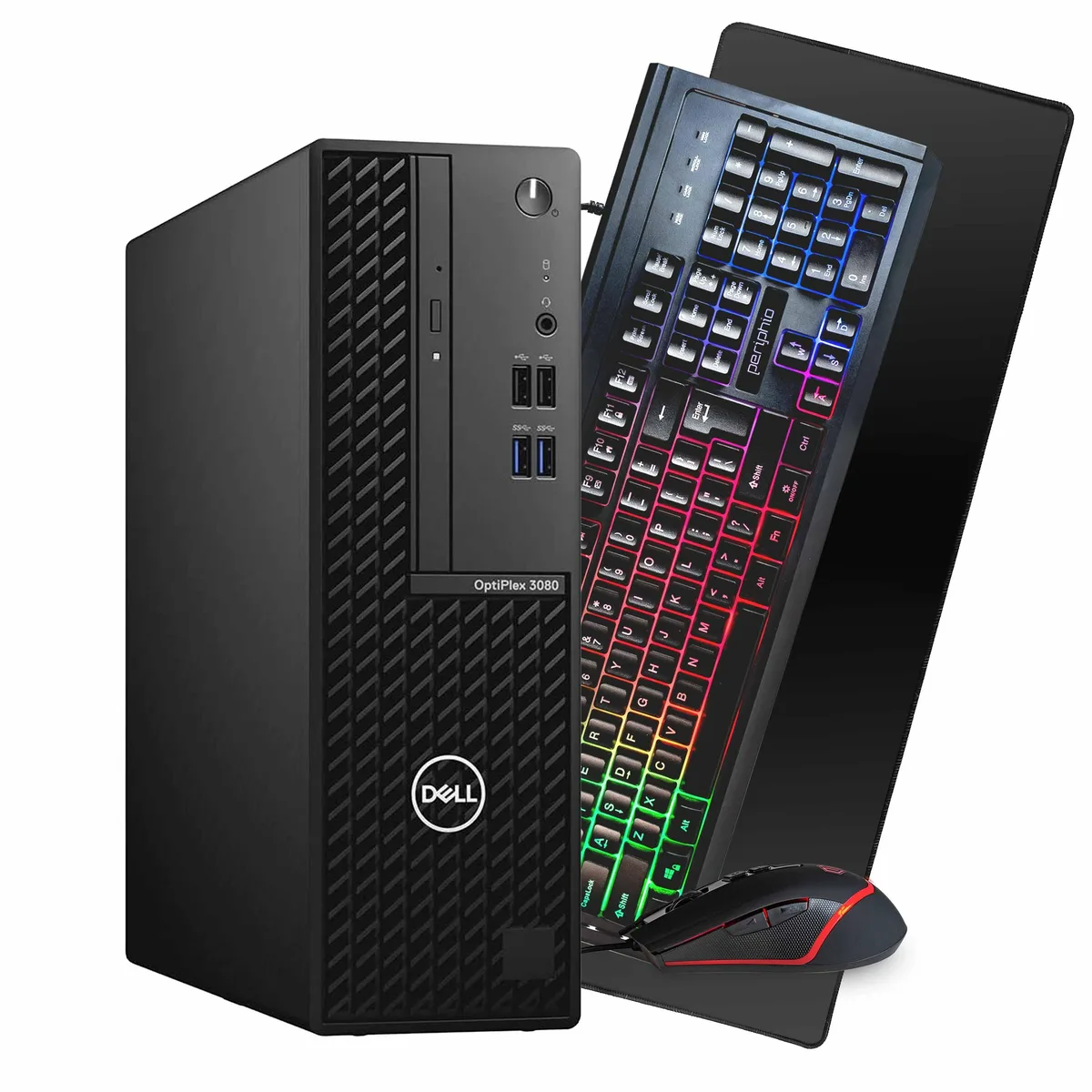 DELL Dell OptiPlex 3080 desktop PC Intel Core i7-10700 16GB DDR3 500GB SSD Windows 11 Pro GeForce 1030 — product photo