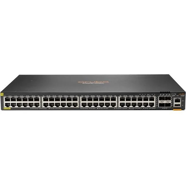 HP HP 6300FProduct JL665A#ABA 48-port 1GbE Class 4 PoE 4-port SFP56 network switch — product photo