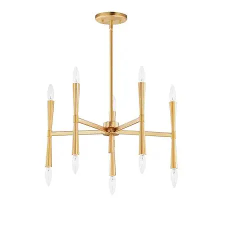 Maxim Mfg. Maxim Mfg. 24625SBR Rome 10-Light Chandelier — product photo