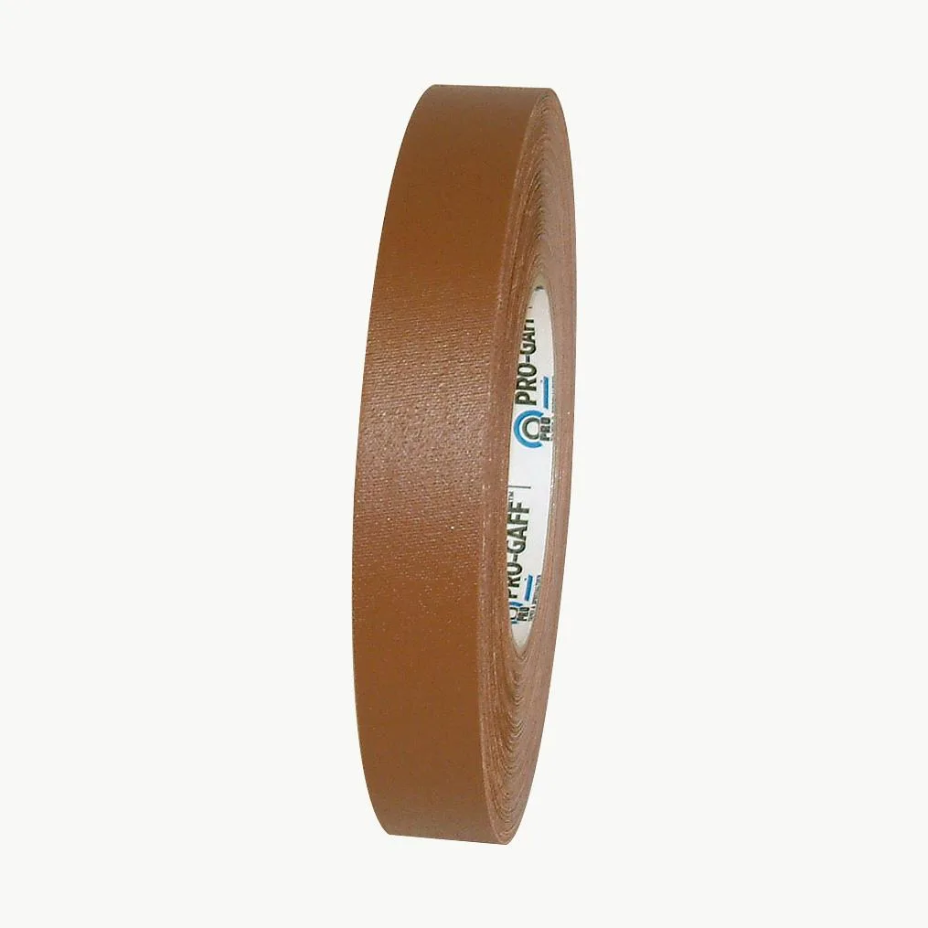 Roll of brown matte cloth gaffer tape, 55 yards