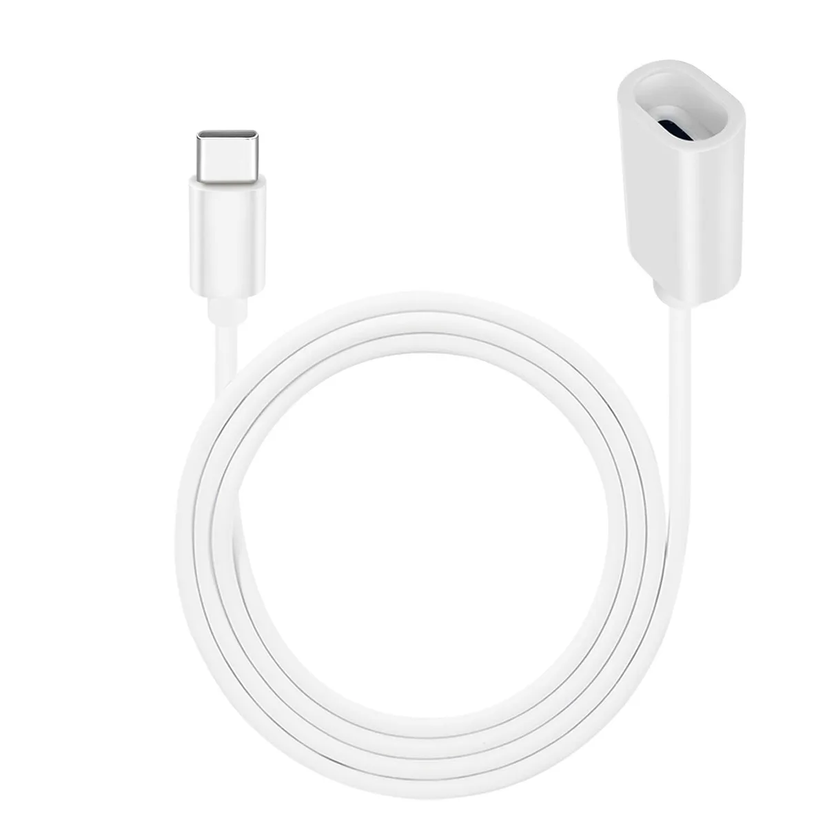  DJ-Tech 495002 USB Type C Male to Female Extension Cable 10ft White — product photo