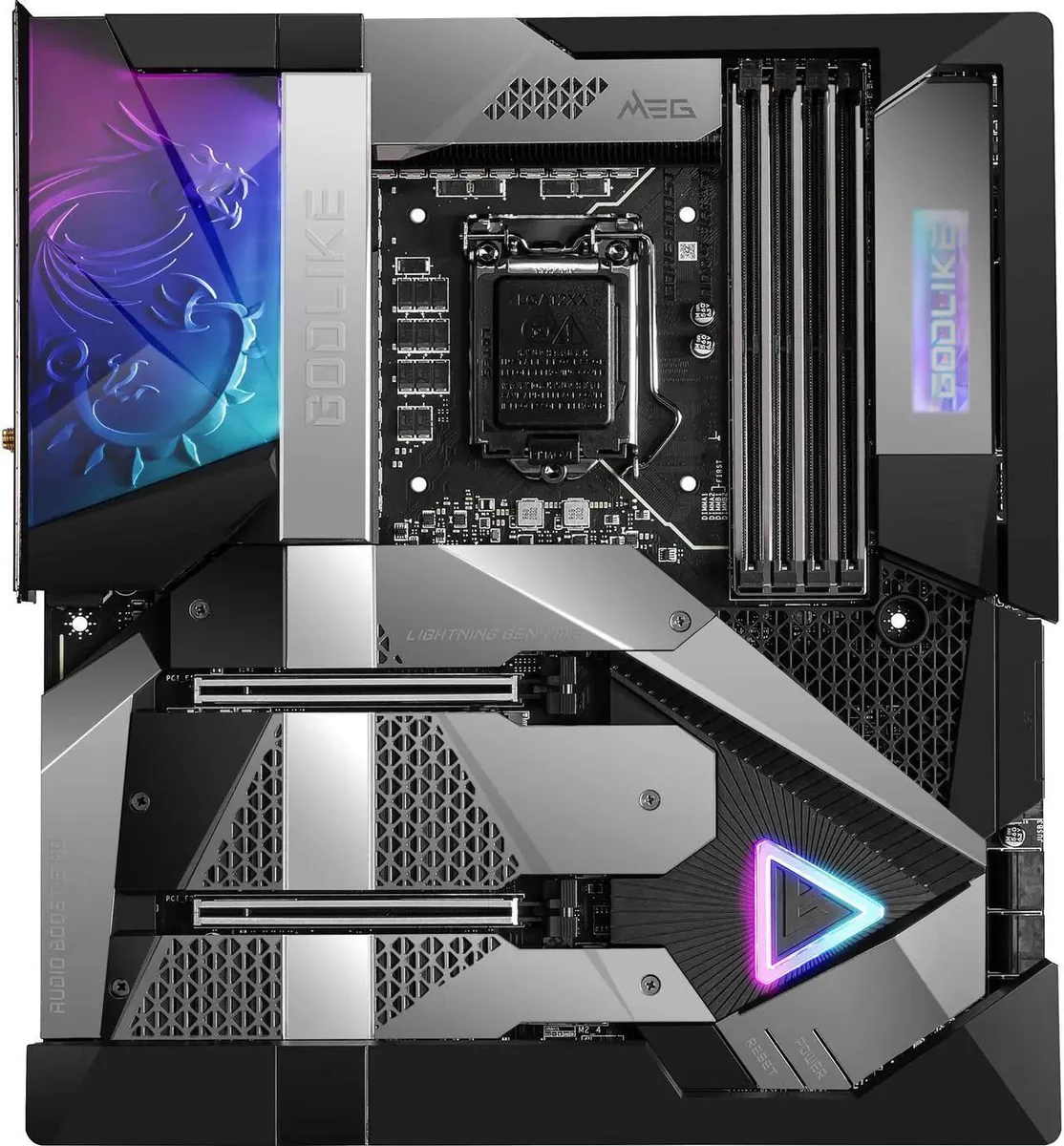 MSI MSI MEG Z590 GODLIKE Intel motherboard — product photo