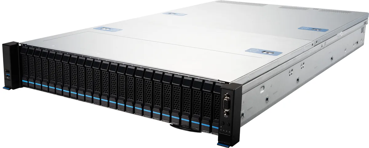 MSI MSI S2205-04-10G barebone server, dual Xeon, 4 NVMe hybrid bays, 2x 10Gb networking — product photo
