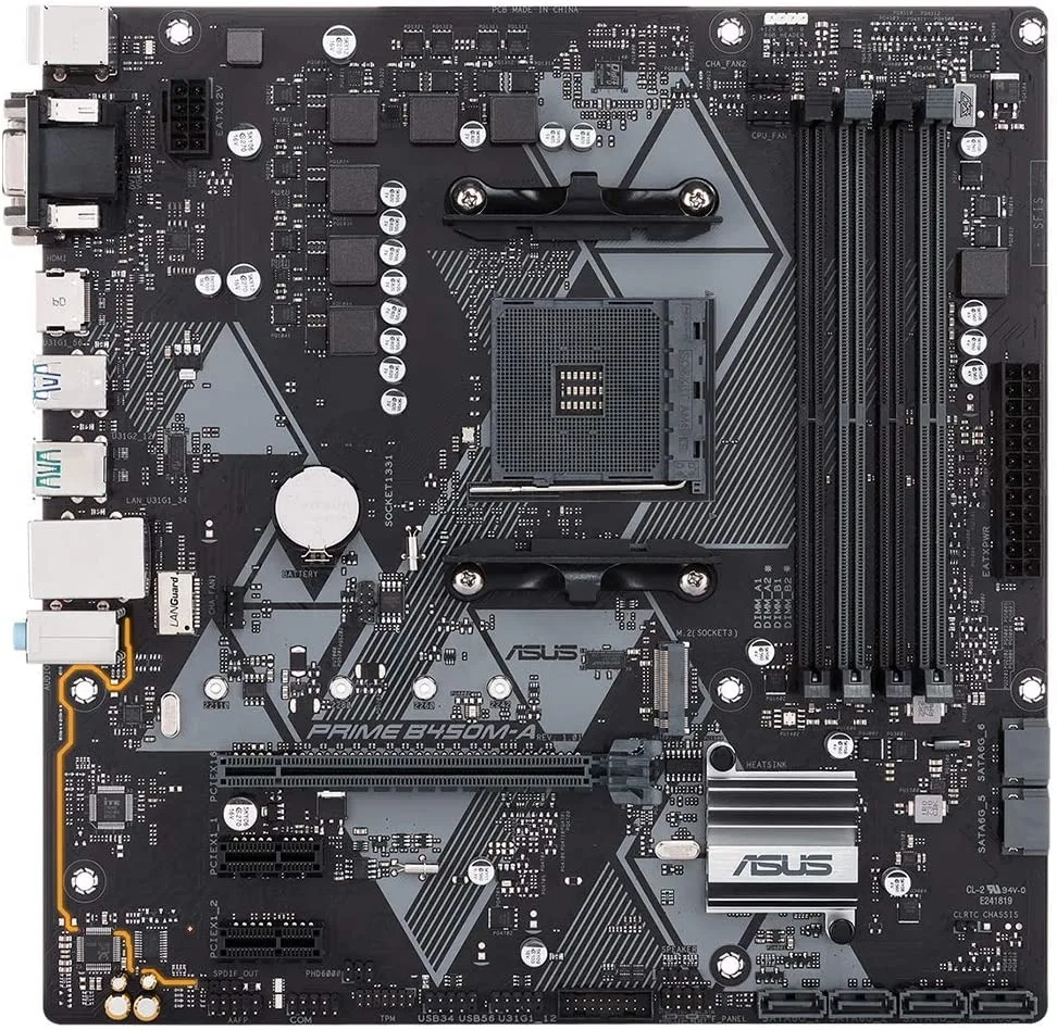 ASUS ASUS PRIME B450M-A AMD motherboard AM4 Micro ATX — product photo