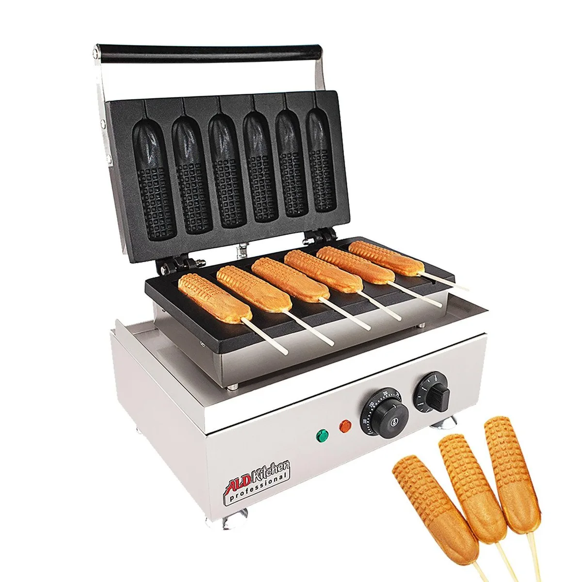 ALDKitchen ALDKitchen AP-529 Hot Dog Waffle Maker 6 Stick — product photo