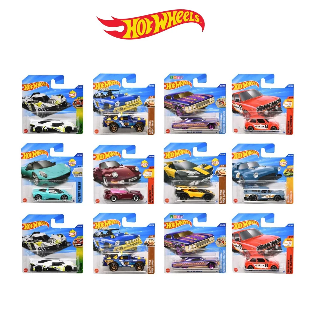 Mattel Mattel Hot Wheels 1:64 Scale Mystery Pack of 12 Vehicles — product photo