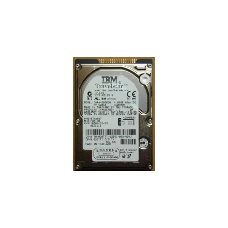 IBM IBM Djsa-220 20 Gb 4200 rpm 2.5 inch IDE notebook drive — product photo