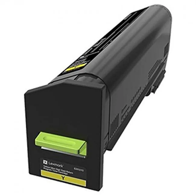 Lexmark Lexmark 82K0UYG CX860 Ultra High Yield Yellow Toner Cartridge (55 000 Yield) TAA Compliant — product photo