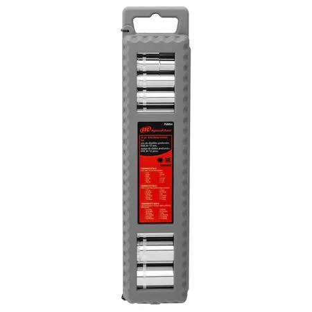 Ingersoll/Rand INGERSOLL-RAND 752054X 12 Piece 1/2 Inch Drive Deep Socket Set — product photo