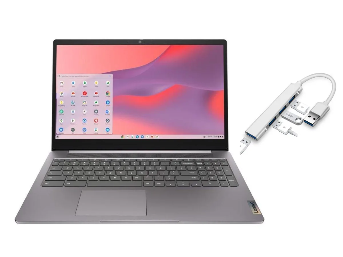 Lenovo Lenovo IdeaPad 3i Chromebook 15.6 FHD Celeron N4500 4GB 64GB Grey — product photo