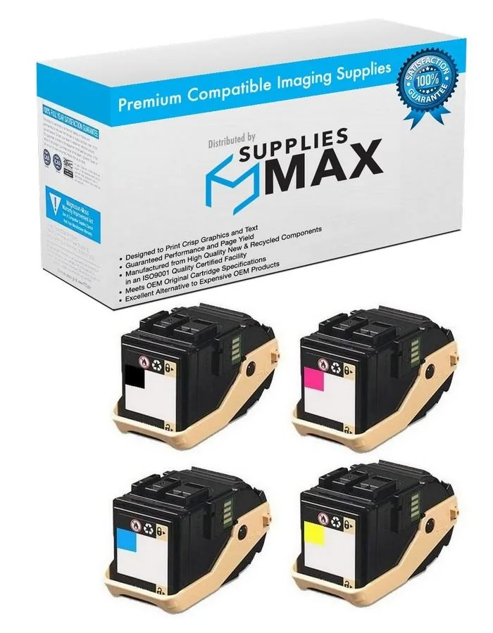 SuppliesMax SuppliesMax Remanufactured Toner Cartridge Combo Pack 106R026MP BK/C/M/Y 5000 Pages — product photo