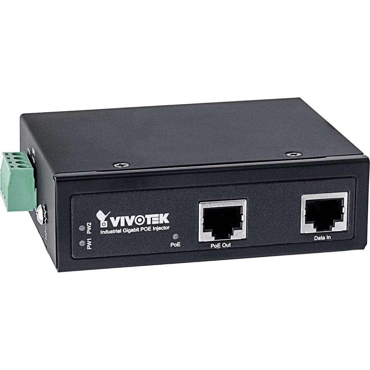 VIVOTEK Inc. VIVOTEK Inc. AW-IHT-0100 Industrial Gigabit PoE Injector 30W -40C 75C — product photo