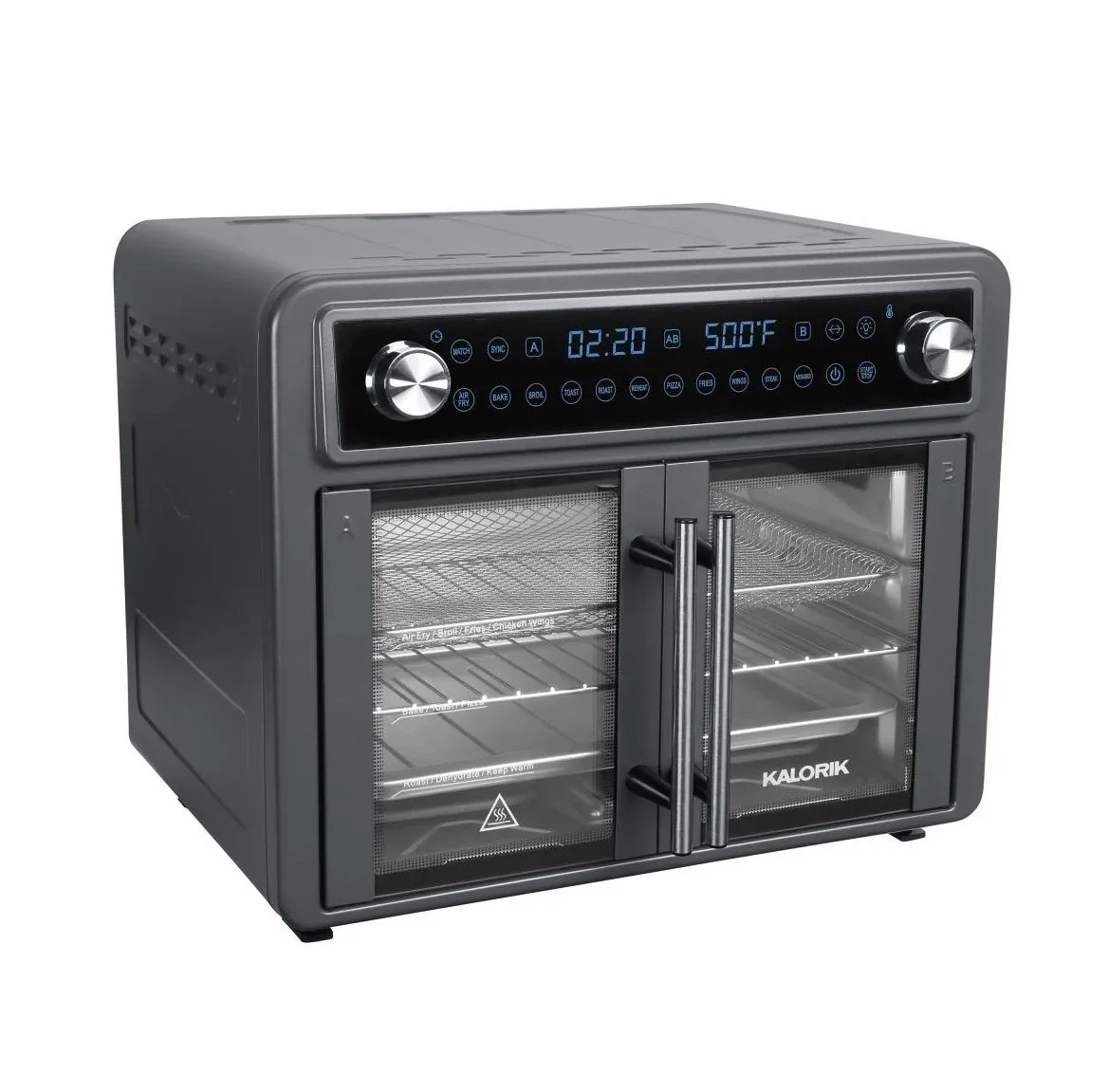 Kalorik Kalorik MAXX 26 Quart Flex Sync Air Fryer Oven Graphite 14 Accessories — product photo
