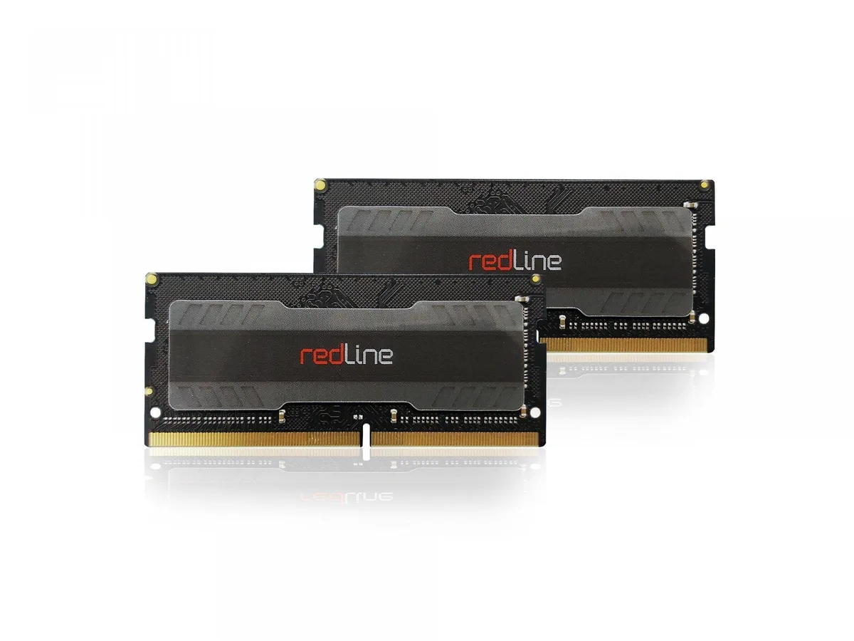 Mushkin Enhanced Mushkin Enhanced Redline 32GB (2 x 16GB) DDR5 4800 CL40 262-Pin SO-DIMM laptop RAM MRA5S480FFFD16GX2 — product photo