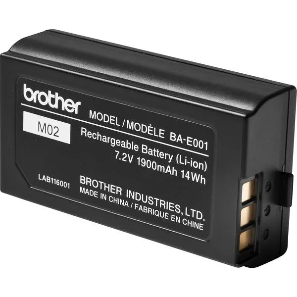Brother Brother BAE001 7.2V 1900mAh battery scanner supply — product photo