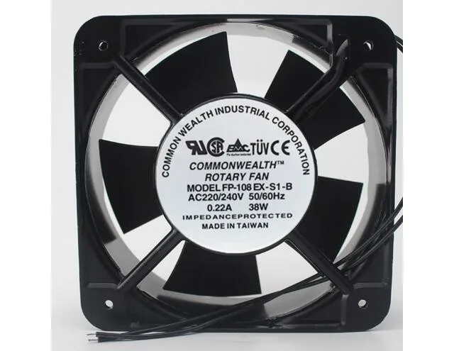Fans Fans FD108EX-S1-BAirflow case fan 220/240V 50/60Hz 0.22A 38W — product photo