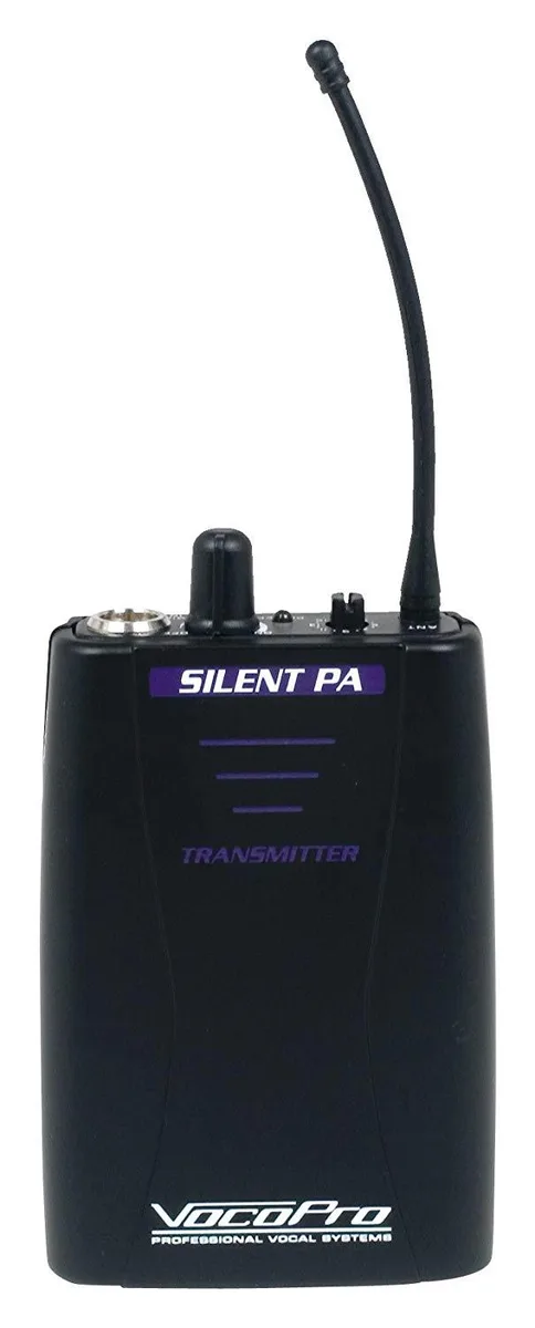 VocoPro VocoPro SilentPA-TX 16 Channel UHF Wireless Bodypack Transmitter with Lavalier Microphone — product photo