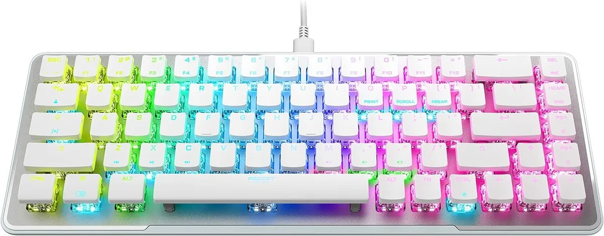 ROCCAT ROCCAT Vulcan II Mini 65% Optical Gaming Keyboard White — product photo