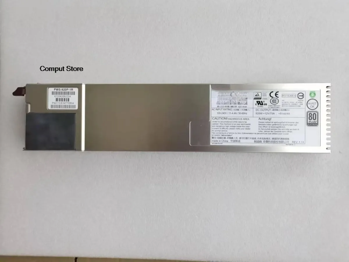 KHACHIMO KHACHIMO PWS-920P-1R Dawning I840-G25 920W Redundant Power Module — product photo