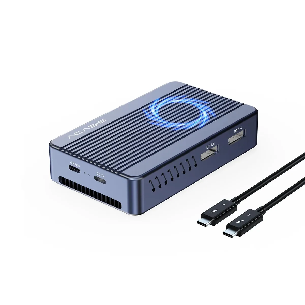 Acasis Acasis Thunderbolt 40Gbps M.2 NVMe Enclosure & Dock Gray — product photo