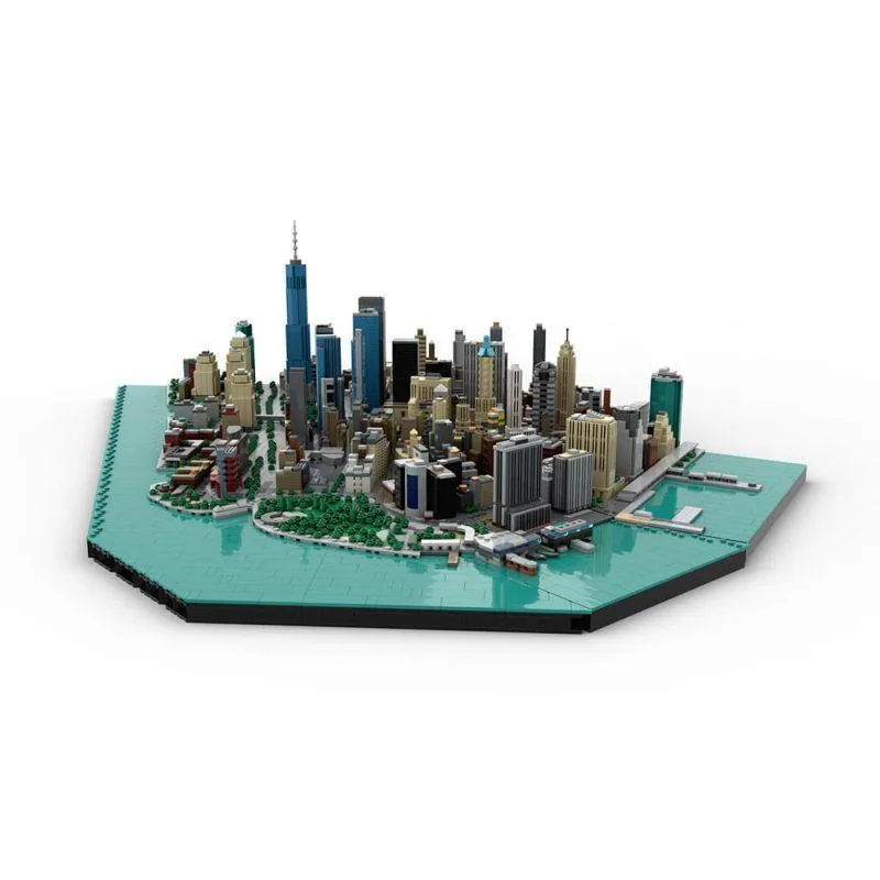 ZITIANYOUBUILD ZITIANYOUBUILD MOC-221106 Manhattan Downtown Architecture 10523PCS Educational Building Set — product photo