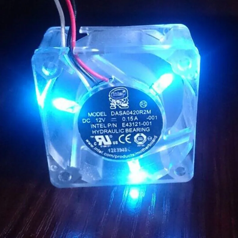 SXDOOL SXDOOL DASA0420R2M-001 4020 12V 0.15A three-wire case fan — product photo