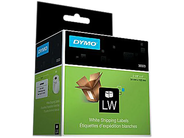 DYMO DYMO 30323 Shipping Labels 2.13x4 White 220/Box pos accessory — product photo