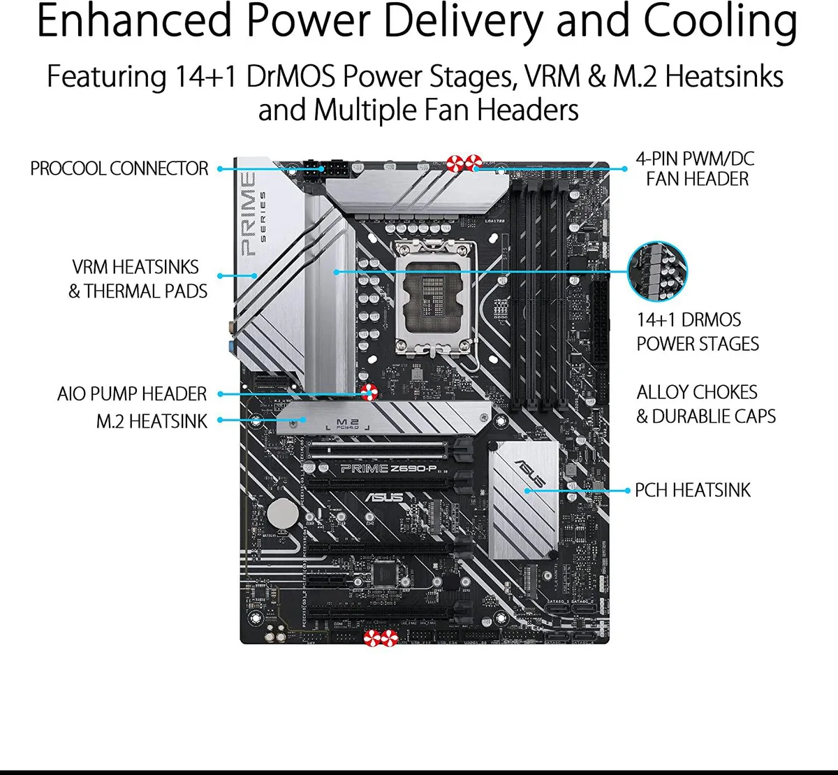 ASUS ASUS PRIME Z690-P Intel Motherboard A — product photo