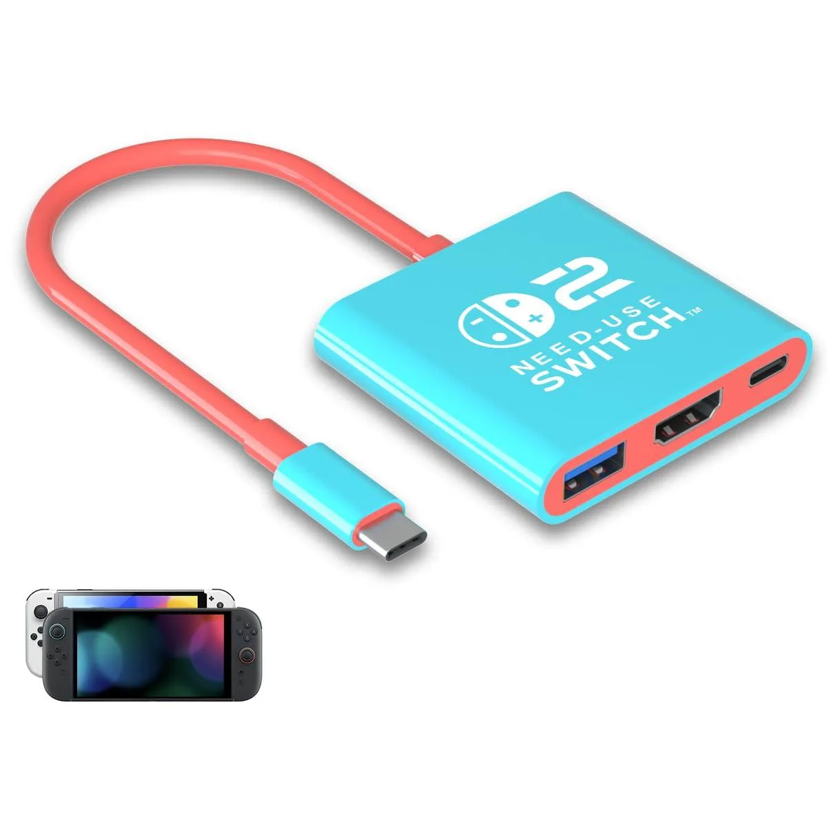 Belkin Docking Station for Nintendo Switch 1/2, Steam Deck, USB-C HDMI 2.0, 4K60Hz — product photo