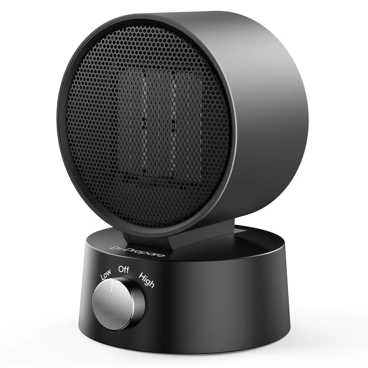  DR.PREPARE DCH03P 600W PTC Ceramic Heater Black — product photo