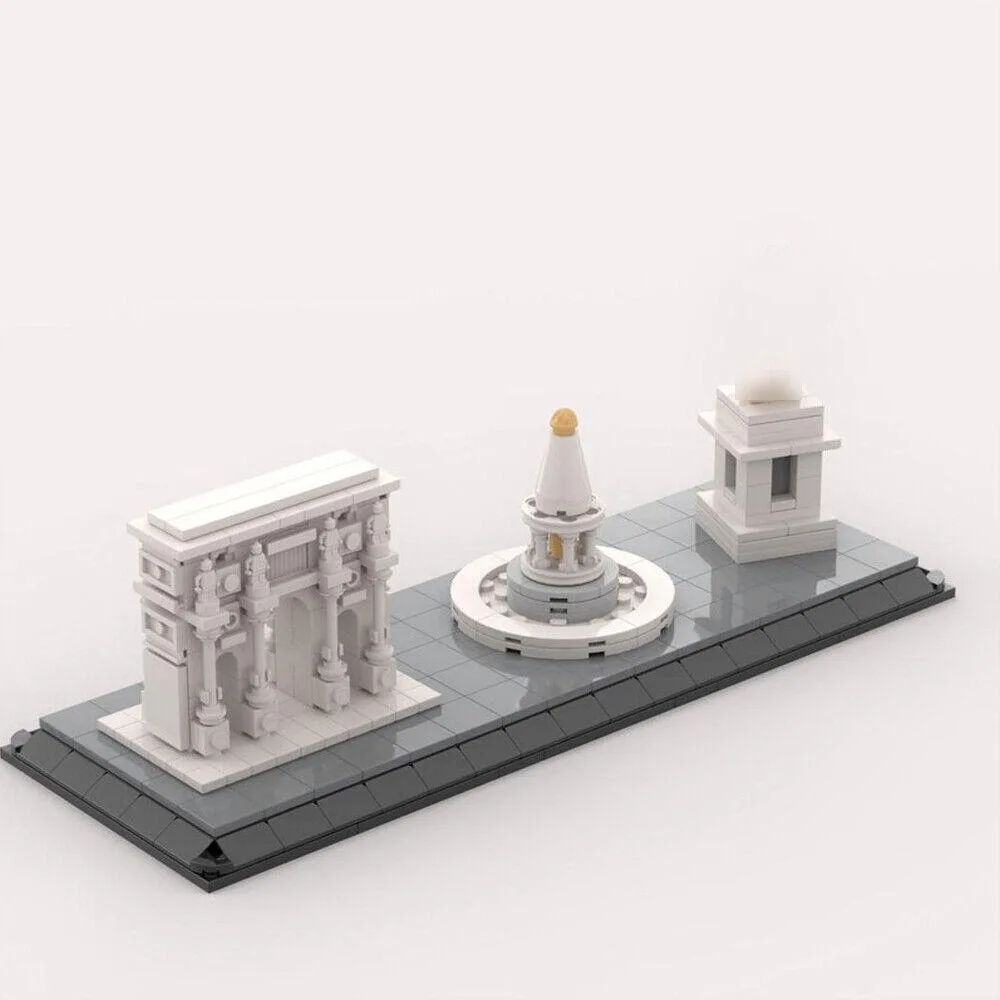 ZITIANYOUBUILD ZITIANYOUBUILD MOC-59684 Arch of Constantine Fountain Sun God 601 Parts — product photo