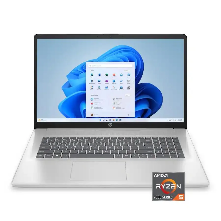 HP HP 17-cp2025dx laptop Ryzen 5 7520U 8GB LPDDR5 512GB 17.3" FHD — product photo